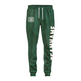 Custom Green Cream Pants