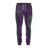 Custom Purple Emerald Green Pants