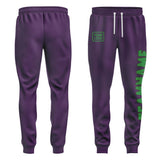 Custom Purple Emerald Green Pants