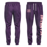 Custom Purple Light Pink Pants