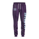 Custom Purple Light Blue Pants
