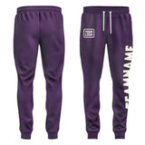 Custom Purple Cream Pants