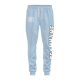 Custom Light Blue Cream Pants