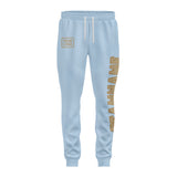 Custom Light Blue Light Khaki Pants