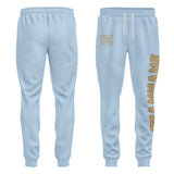 Custom Light Blue Light Khaki Pants