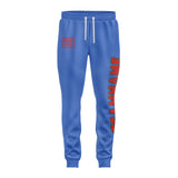 Custom Sky Blue Red Pants