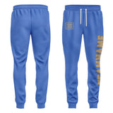 Custom Sky Blue Light Khaki Pants