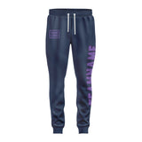 Custom Blue Light Purple Pants