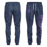 Custom Blue Light Purple Pants