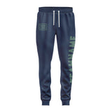 Custom Blue Blue Green Pants