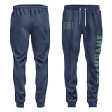 Custom Blue Blue Green Pants