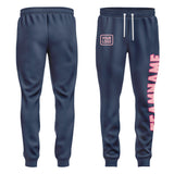 Custom Blue Light Pink Pants