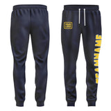 Custom Navy Gold Pants