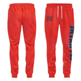 Custom Orange Red Navy Pants