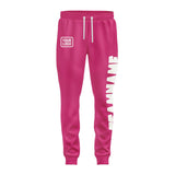 Custom Pink White Pants