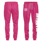 Custom Pink White Pants