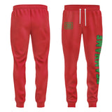 Custom Red Emerald Green Pants