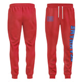 Custom Red Sky Blue Pants