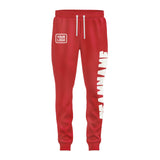 Custom Red White Pants