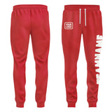 Custom Red White Pants