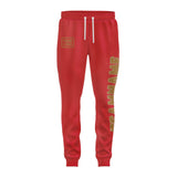 Custom Red Khaki Pants