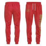 Custom Red Khaki Pants