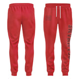 Custom Red Crimson Red Pants