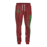 Custom Crimson Red Emerald Green Pants