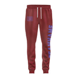 Custom Crimson Red Light Purple Pants