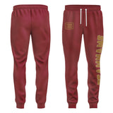 Custom Crimson Red Khaki Pants