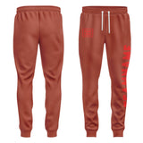 Custom Coral Red Orange Red Pants