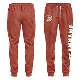 Custom Coral Red Cream Pants