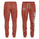 Custom Coral Red Gray Pants