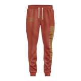 Custom Coral Red Khaki Pants