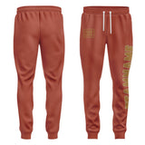 Custom Coral Red Khaki Pants