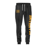Custom Black Yellow Pants