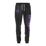Custom Black Light Purple Pants