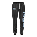 Custom Black Light Blue Pants