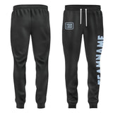 Custom Black Light Blue Pants