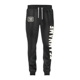 Custom Black Cream Pants