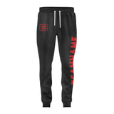 Custom Black Red Pants