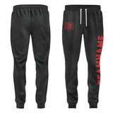 Custom Black Red Pants