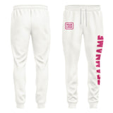 Custom White Pink Pants
