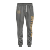Custom Dark Grey Light Khaki Pants