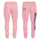 Custom Light Pink Light Purple Pants