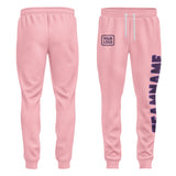 Custom Light Pink Purple Pants