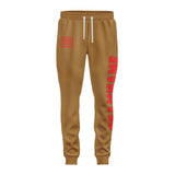 Custom Khaki Orange Red Pants
