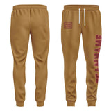 Custom Khaki Crimson Red Pants