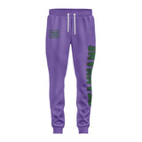 Custom Light Purple Green Pants