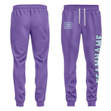 Custom Light Purple Light Blue Pants